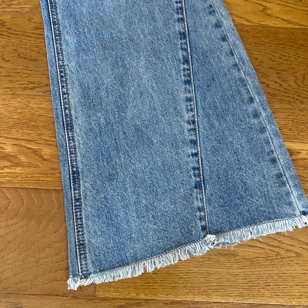 Rock & Roll Distressed Light Blue Jeans - Casual High-Rise - Picture 5 of 9